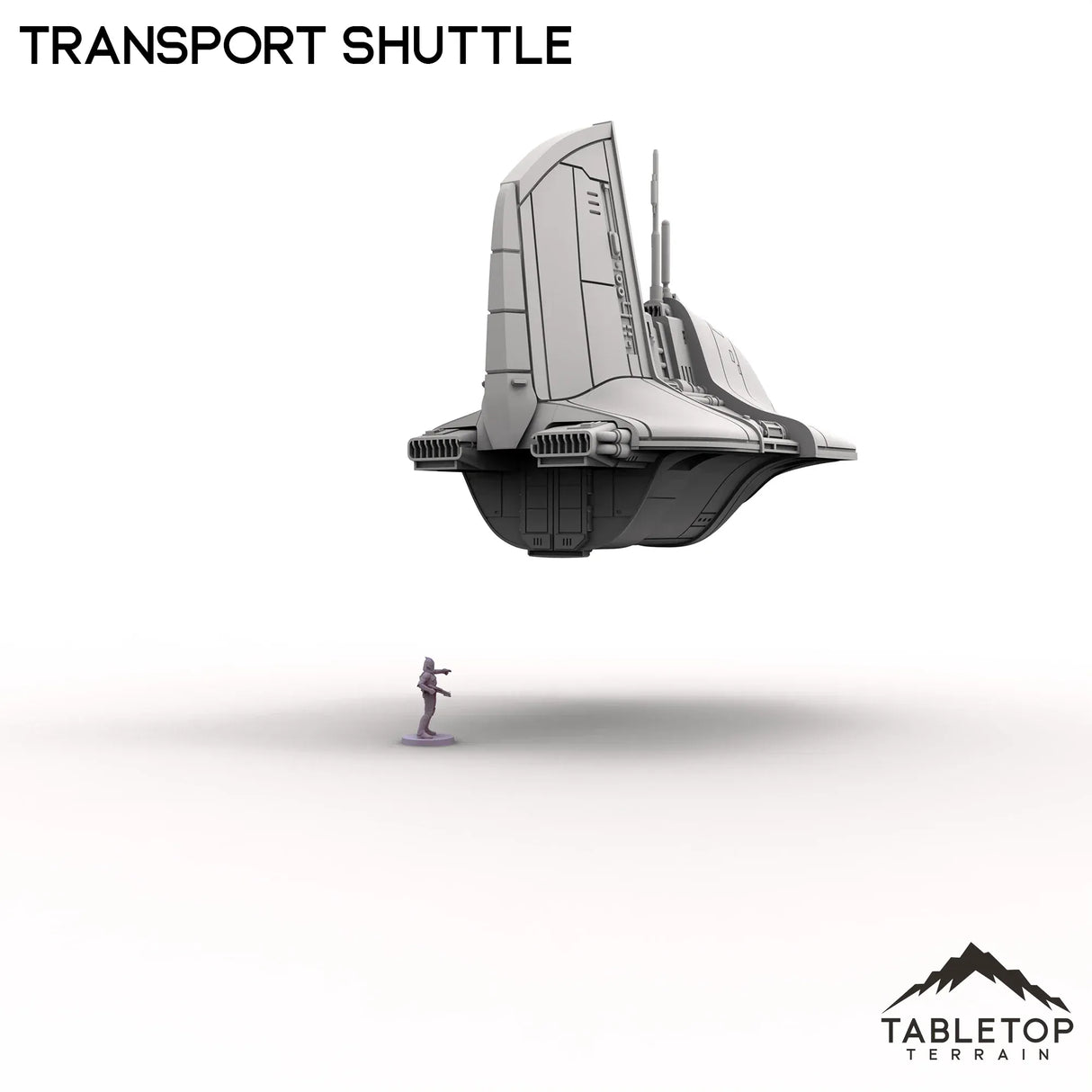 Tabletop Terrain Vehicle Transport Shuttle - To'ka Station
