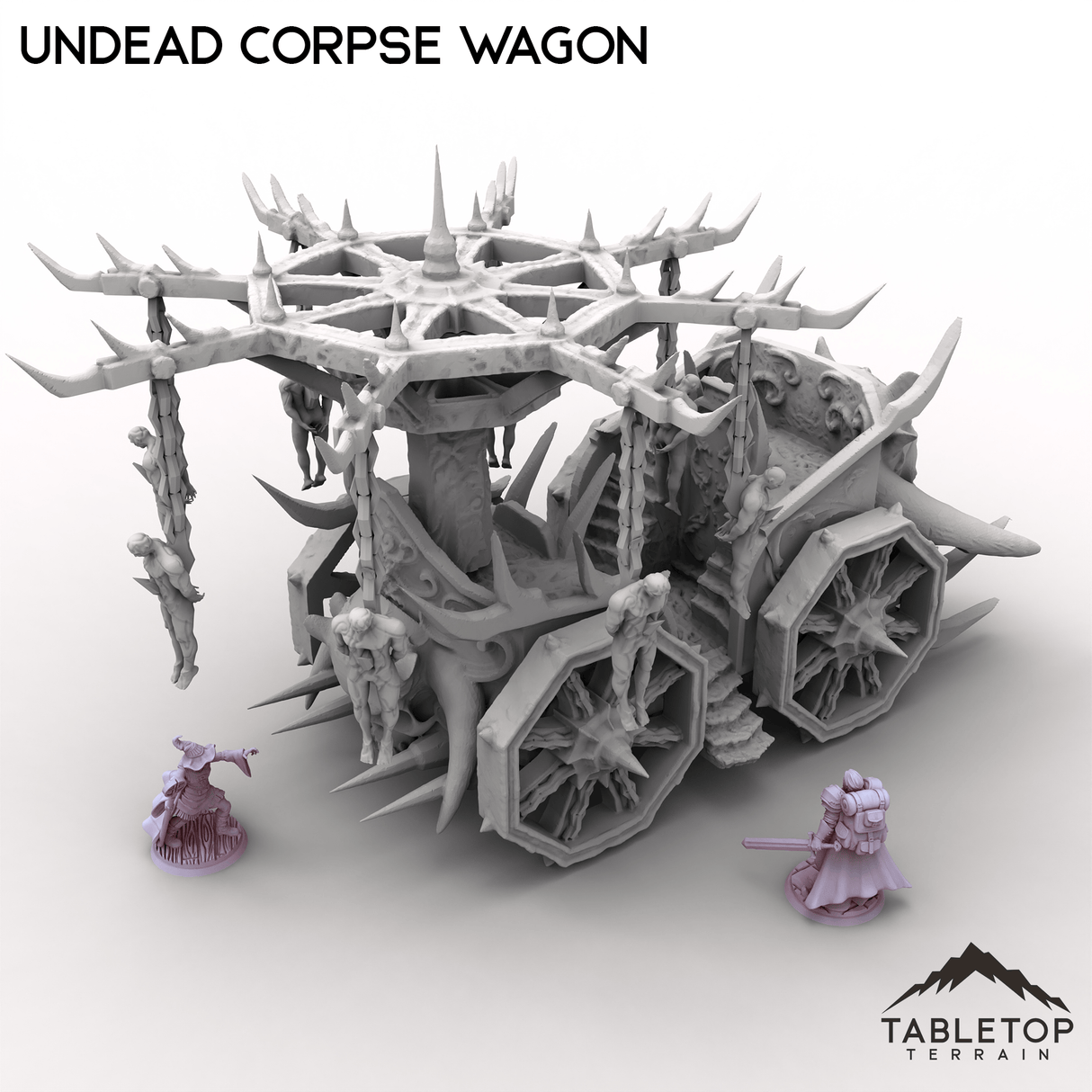 Tabletop Terrain Vehicle Undead Corpse Wagon
