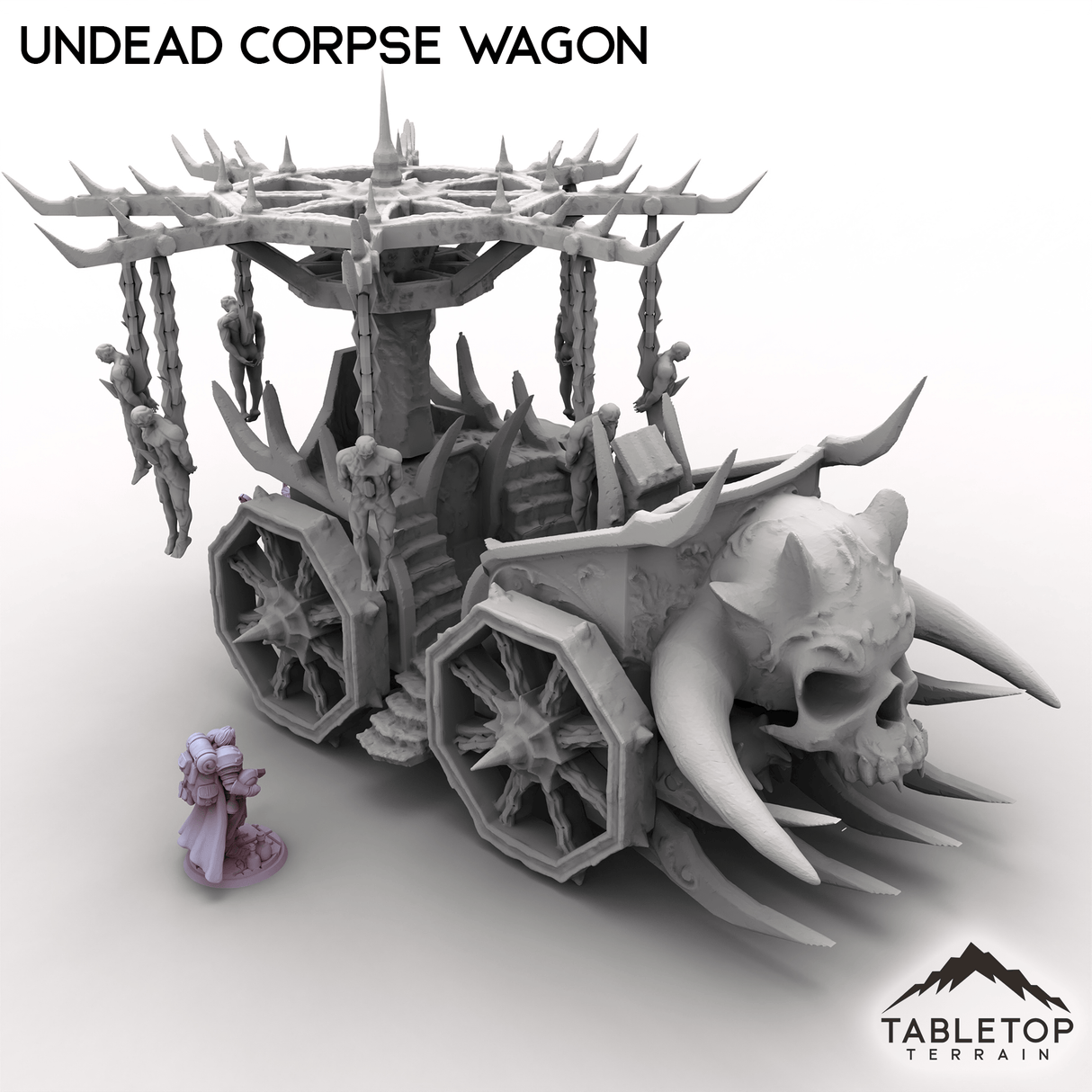 Tabletop Terrain Vehicle Undead Corpse Wagon