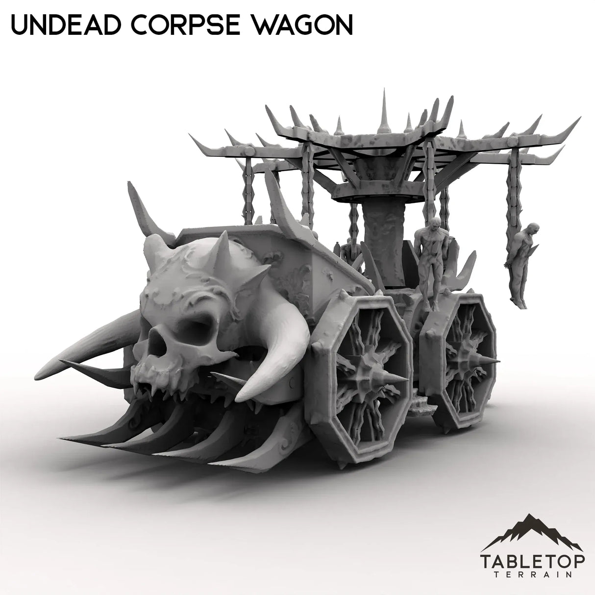 Tabletop Terrain Vehicle Undead Corpse Wagon