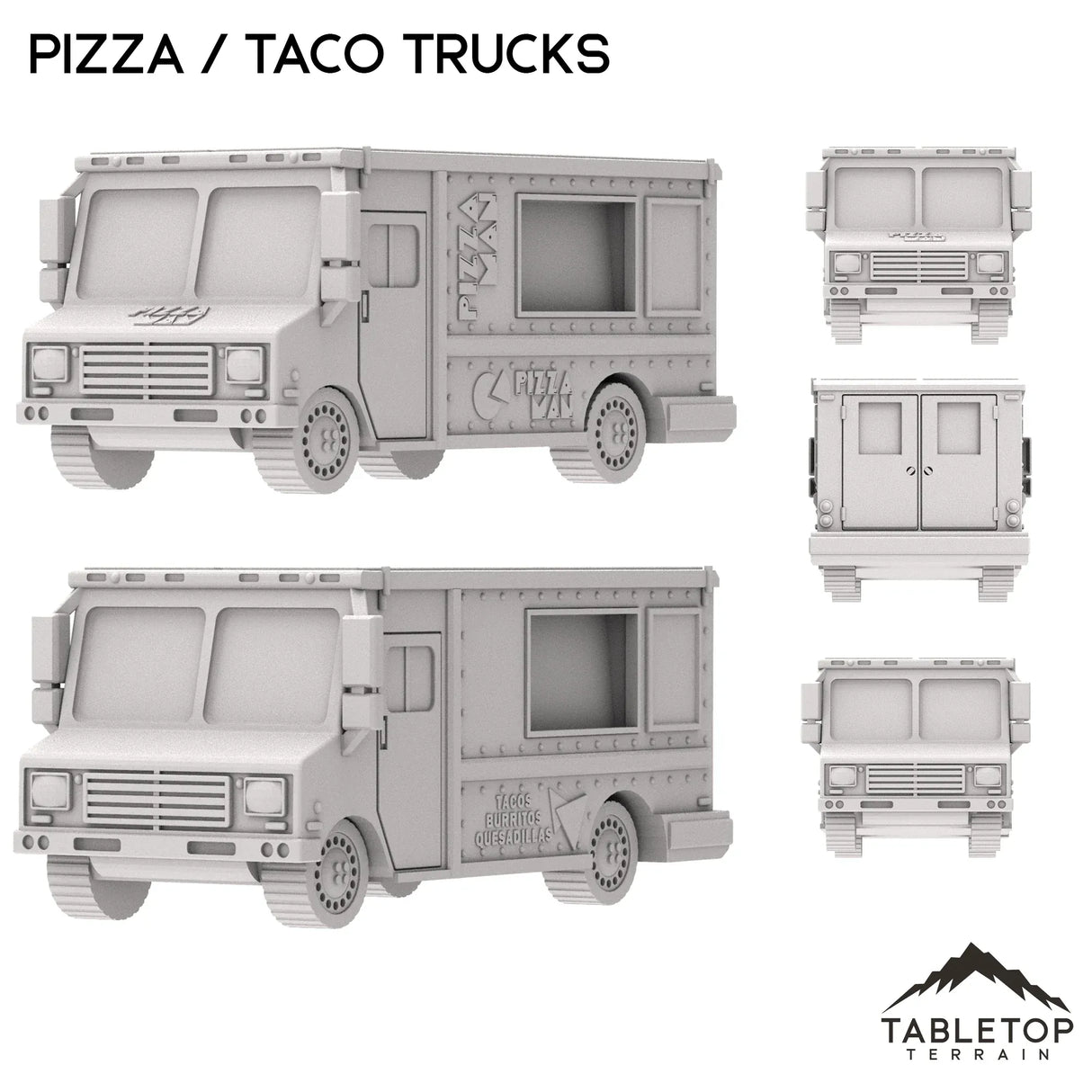 Tabletop Terrain Vehicle Urban Vehicle Collection - Marvel Crisis Protocol Vehicle Set