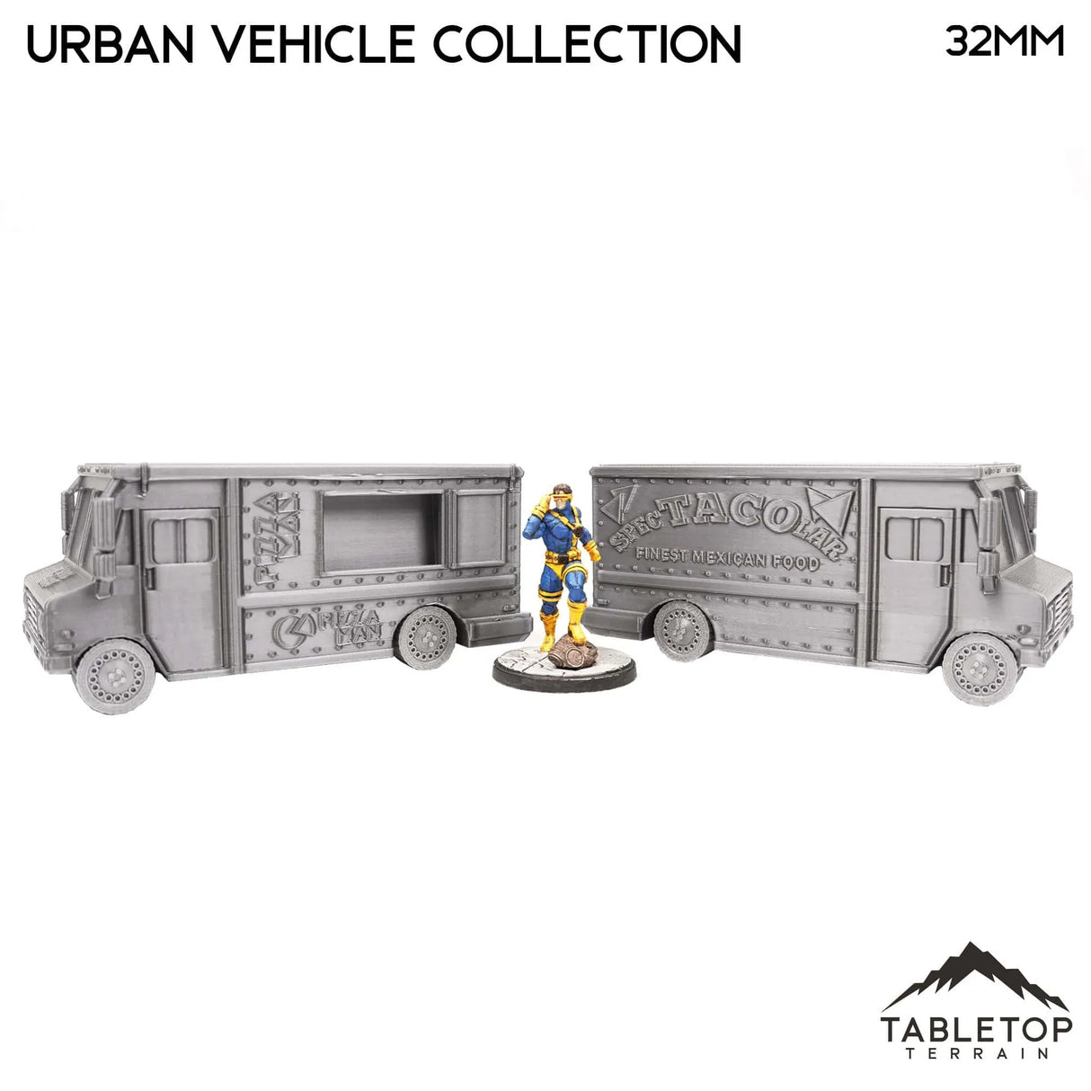 Tabletop Terrain Vehicle Urban Vehicle Collection - Marvel Crisis Protocol Vehicle Set