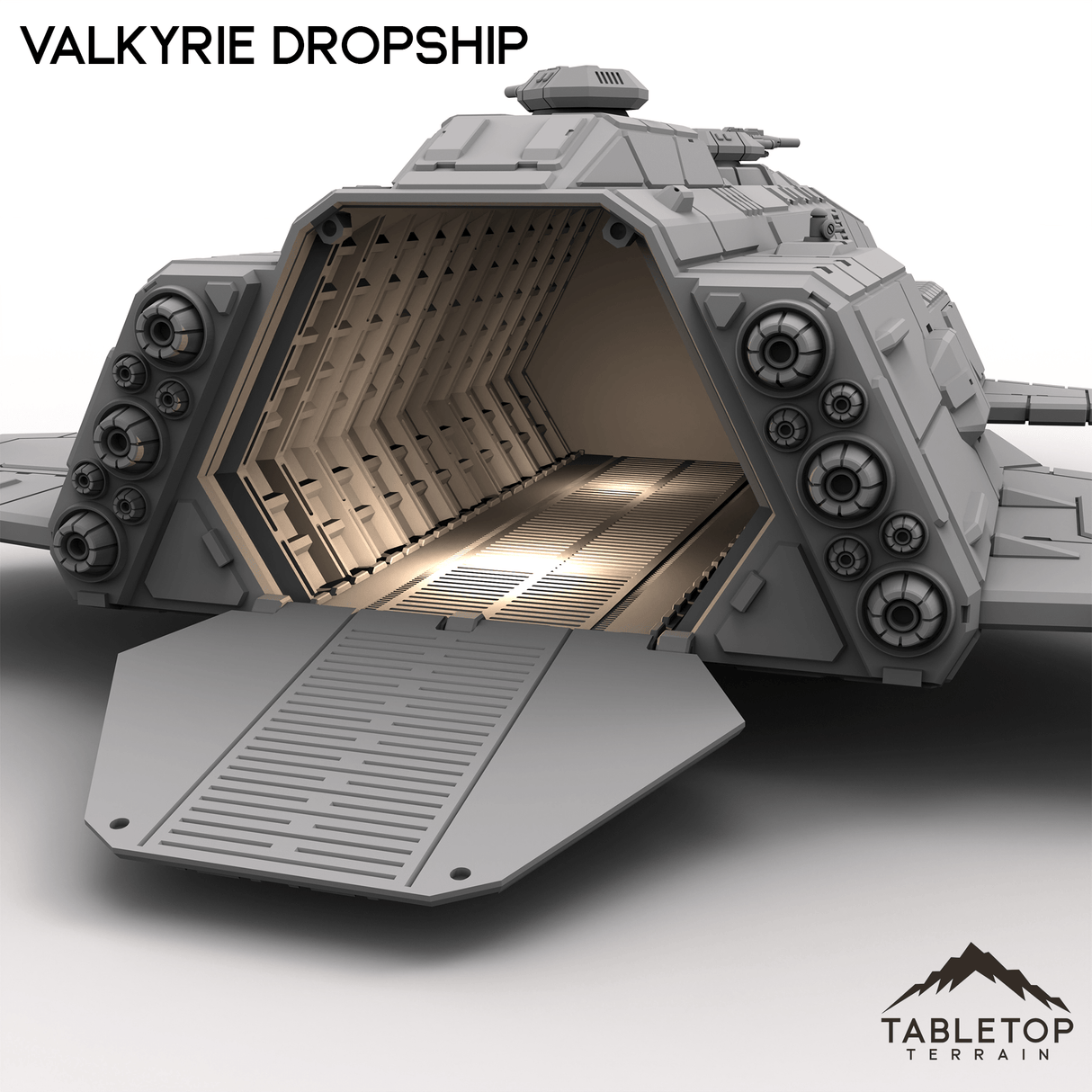 Tabletop Terrain Vehicle Valkyrie Dropship
