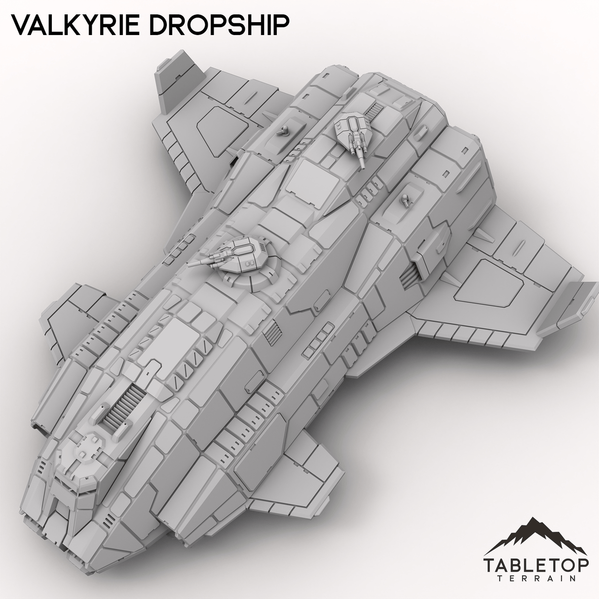Tabletop Terrain Vehicle Valkyrie Dropship