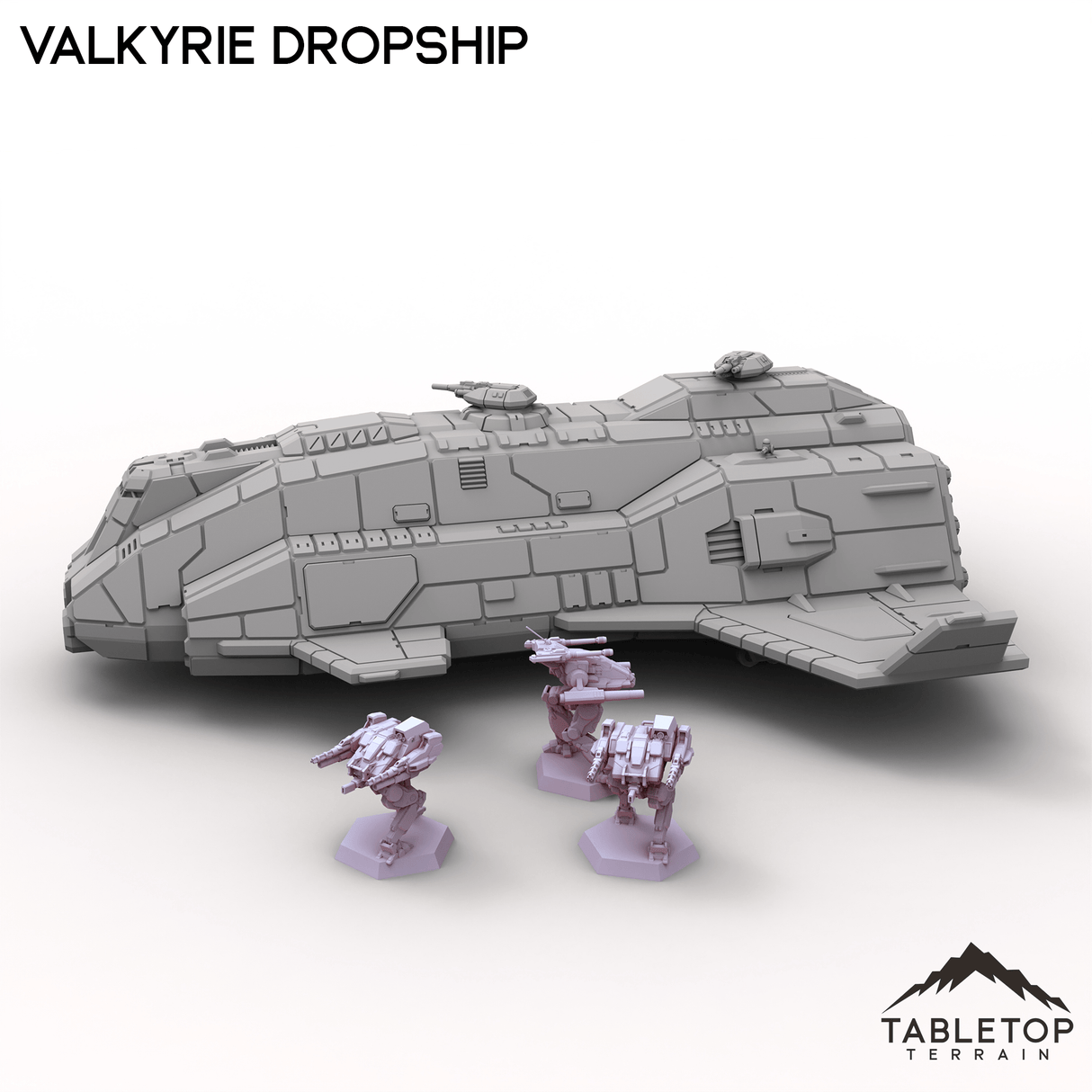 Tabletop Terrain Vehicle Valkyrie Dropship