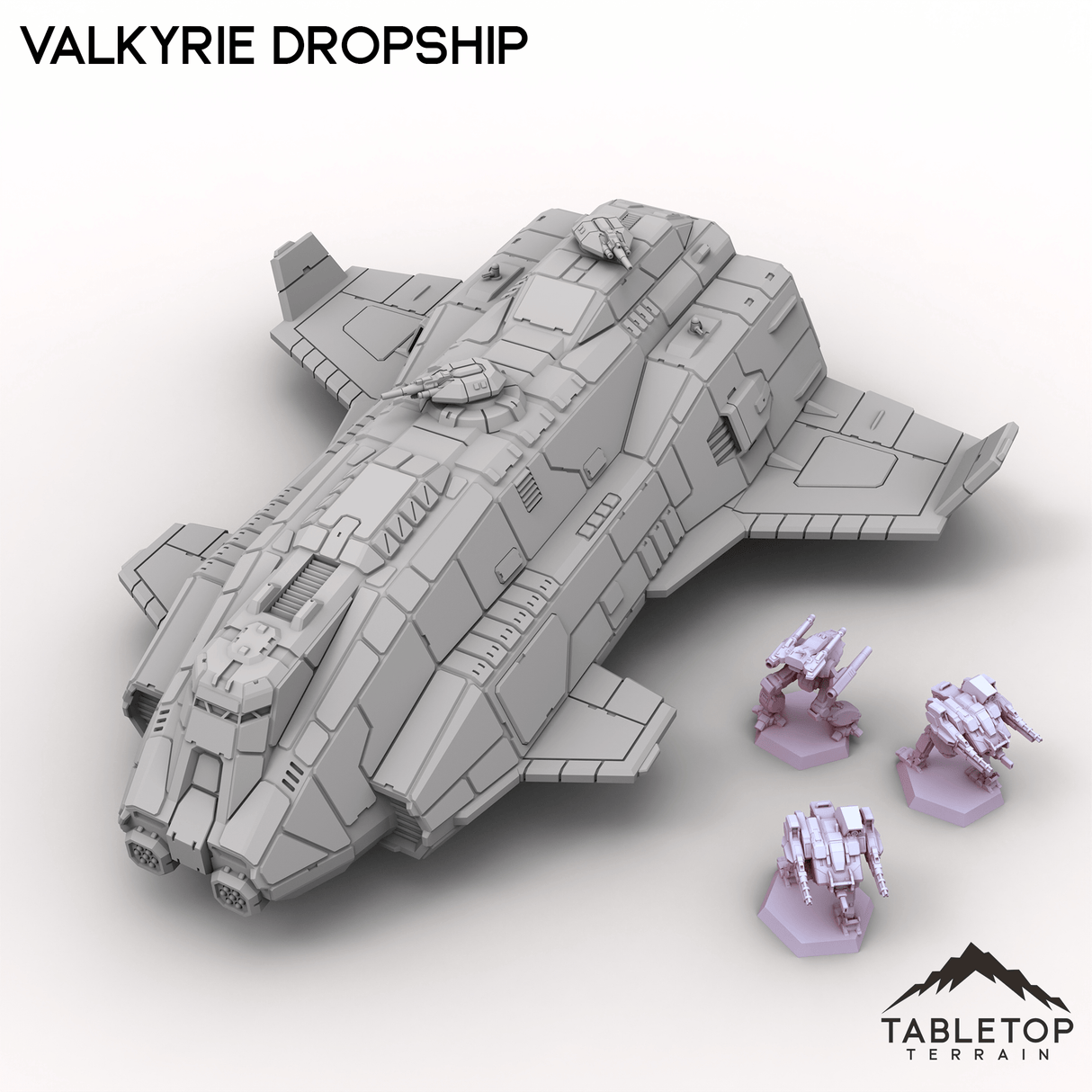 Tabletop Terrain Vehicle Valkyrie Dropship
