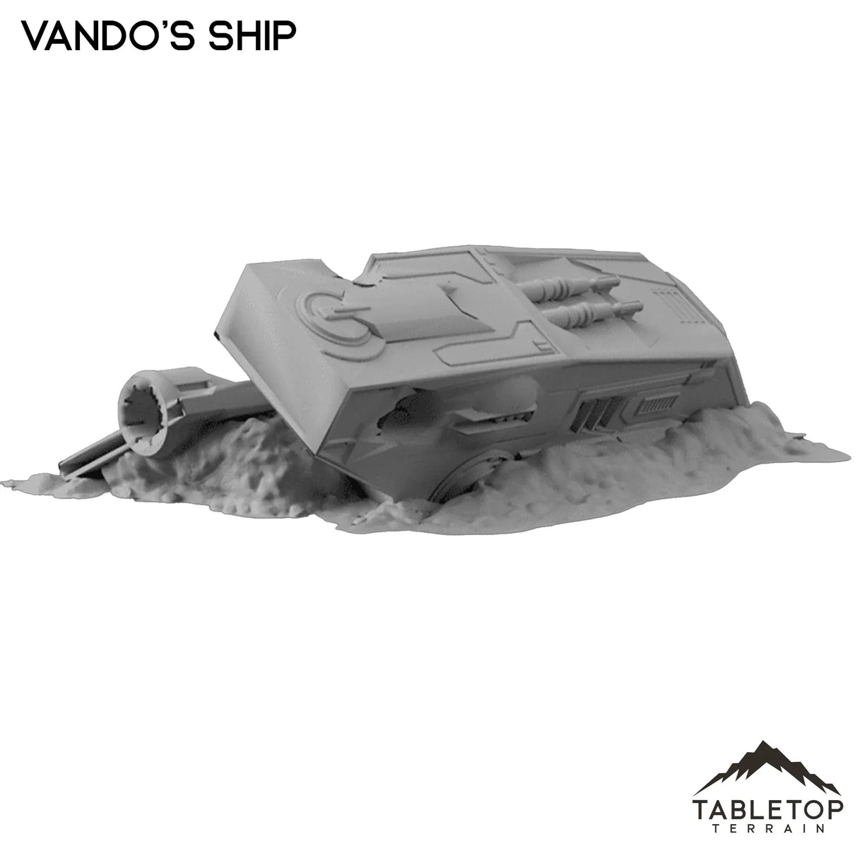Tabletop Terrain Vehicle Vando's Ship