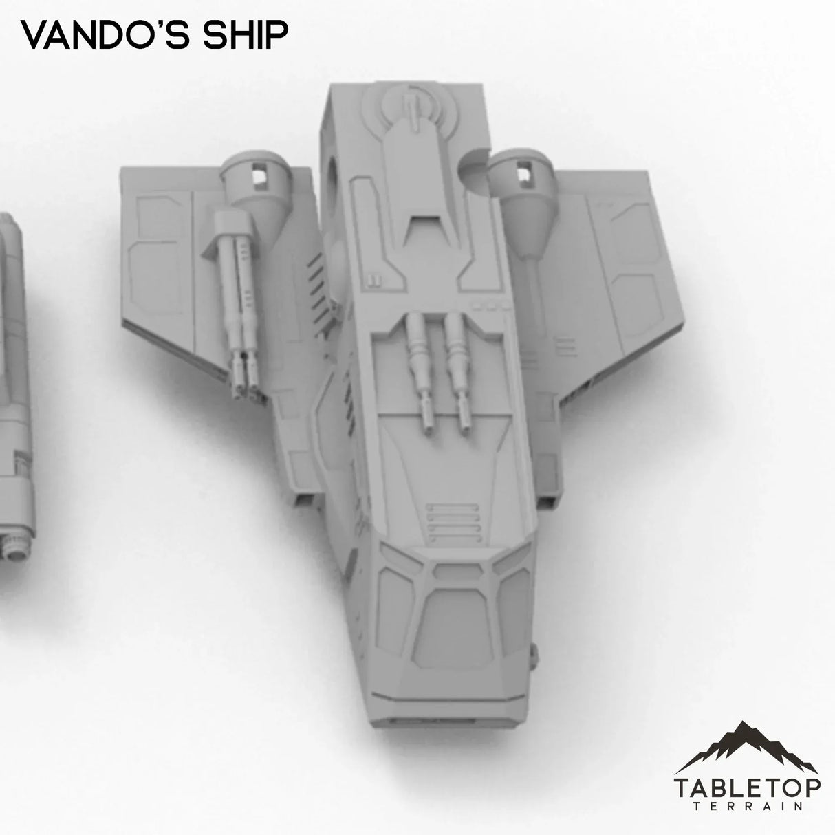 Tabletop Terrain Vehicle Vando's Ship