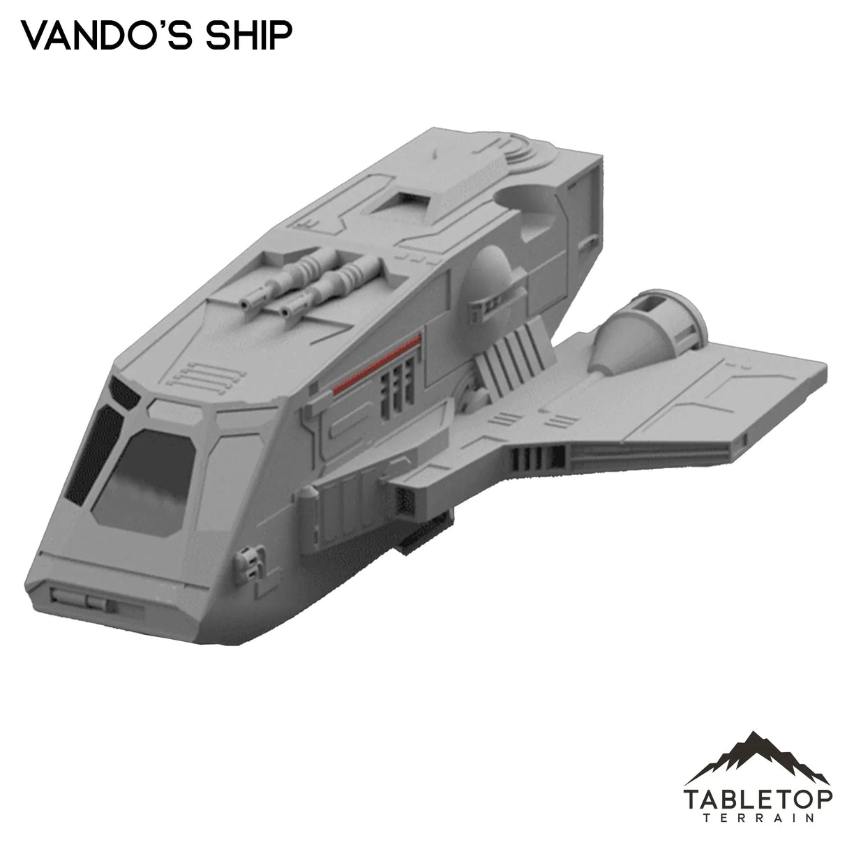 Tabletop Terrain Vehicle Vando's Ship