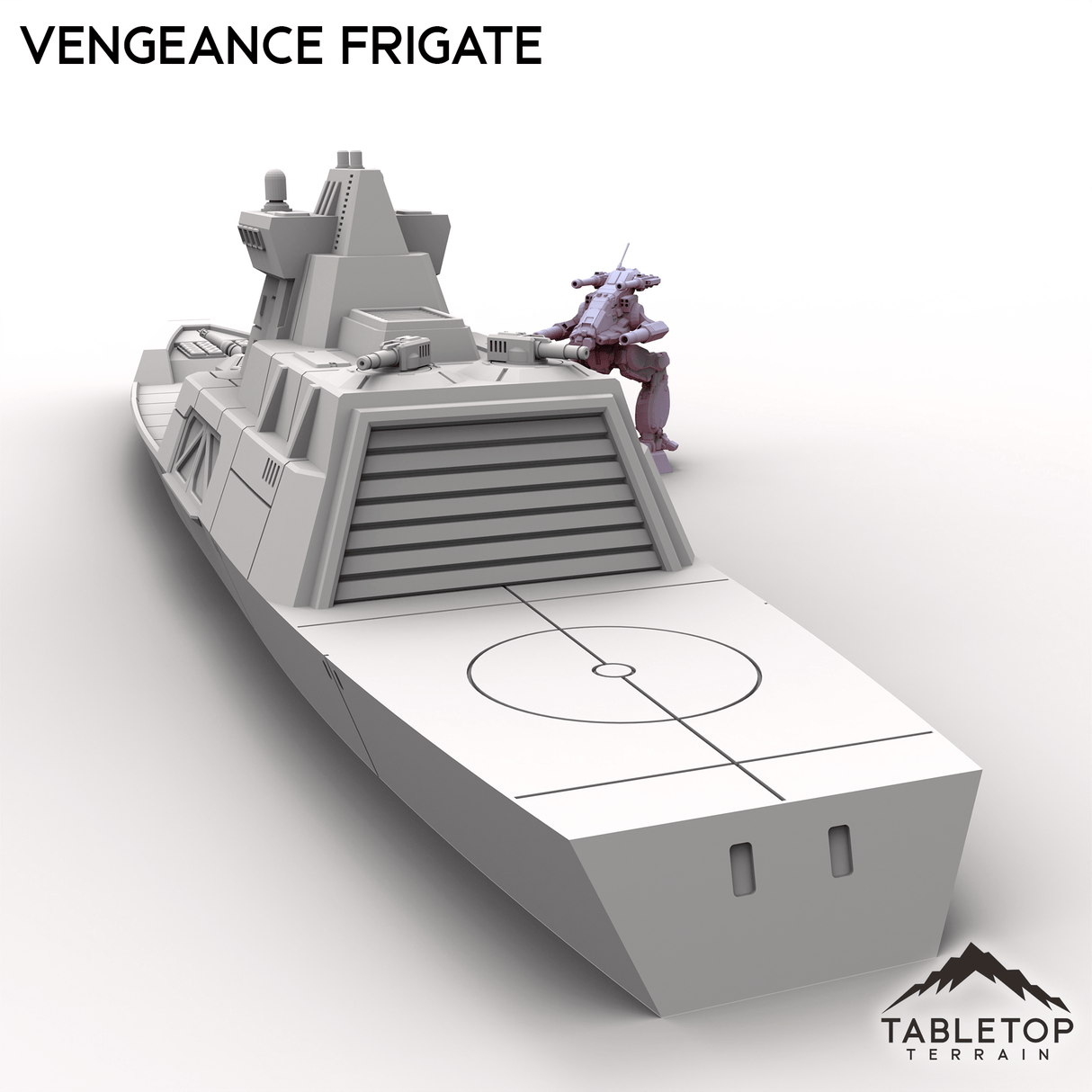 Tabletop Terrain Vehicle Vengeance Frigate