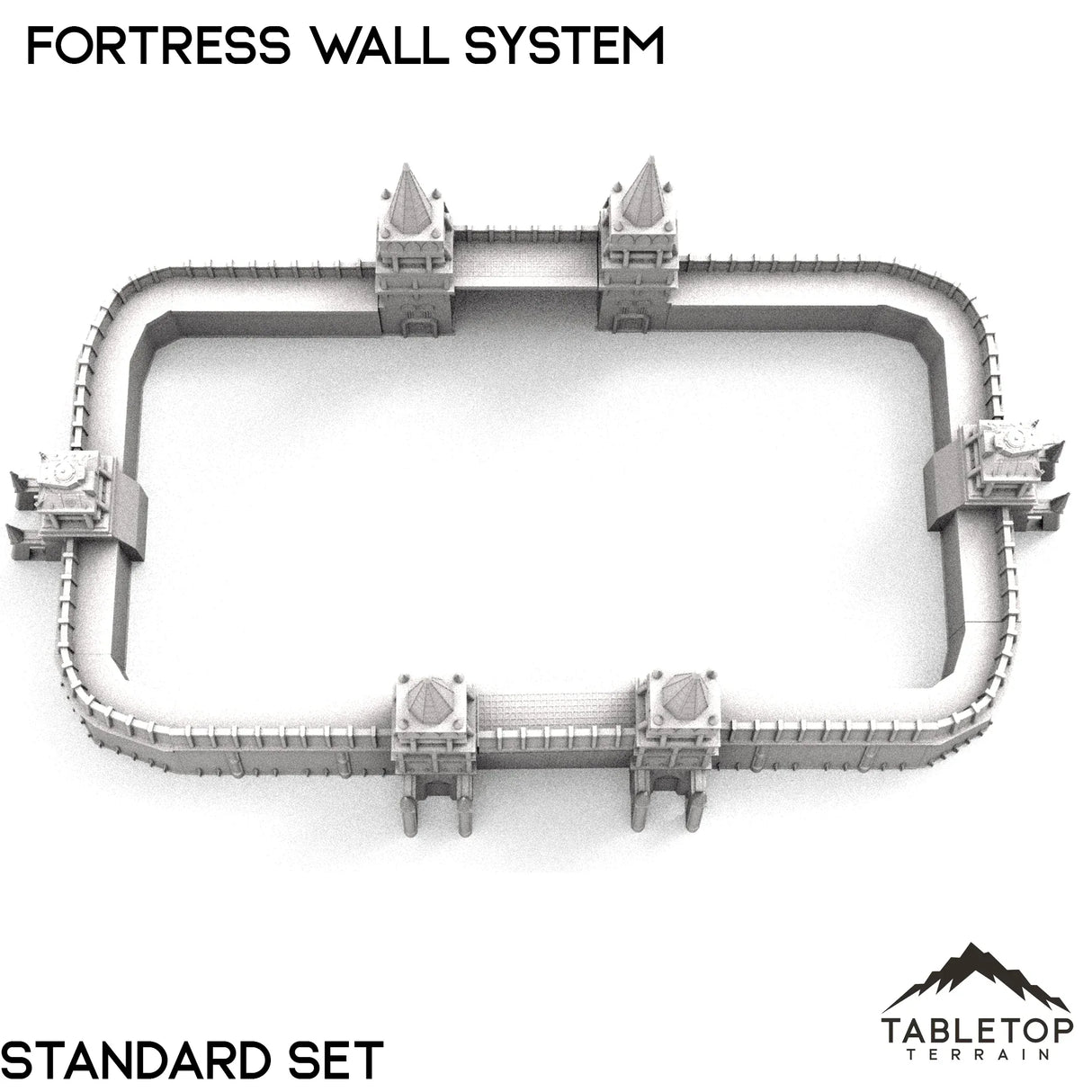 Tabletop Terrain Walls Apocalypse Fortress Wall System