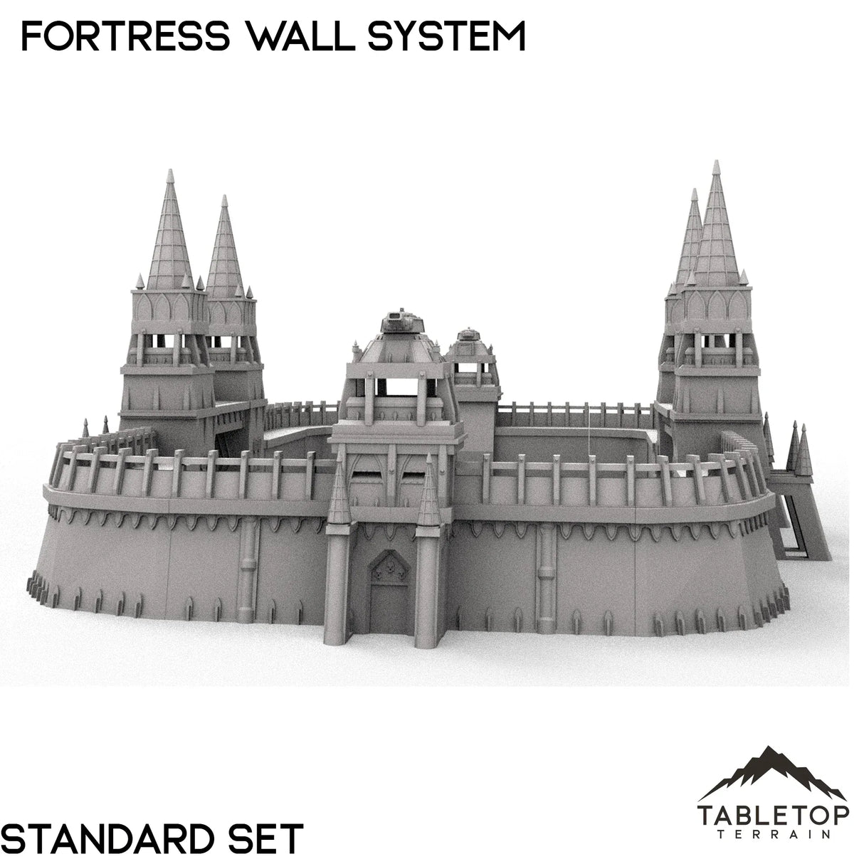 Tabletop Terrain Walls Apocalypse Fortress Wall System