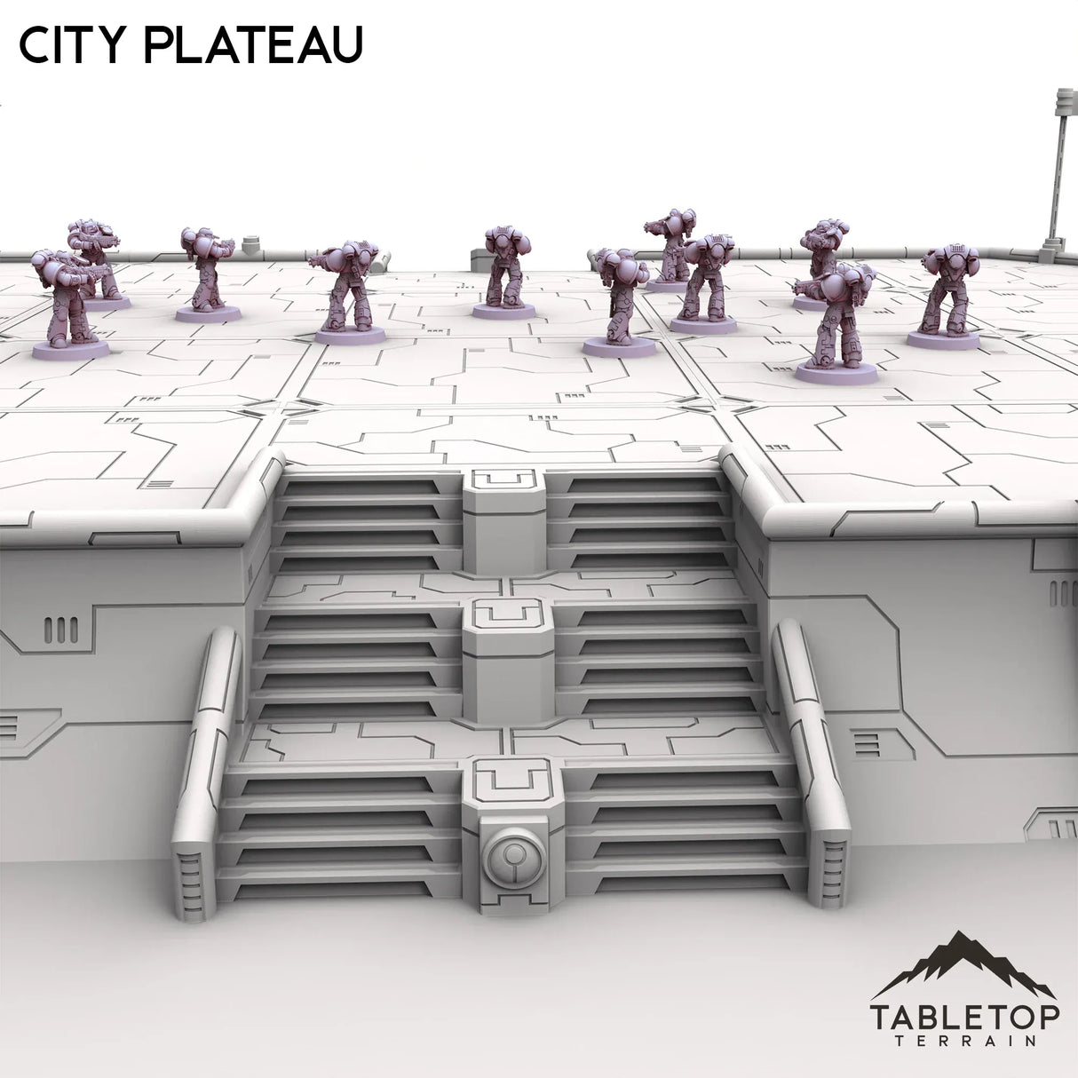 Tabletop Terrain Walls City Plateau