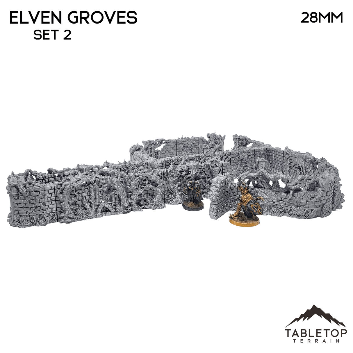 Tabletop Terrain Walls Elven Grove - Fantasy Terrain