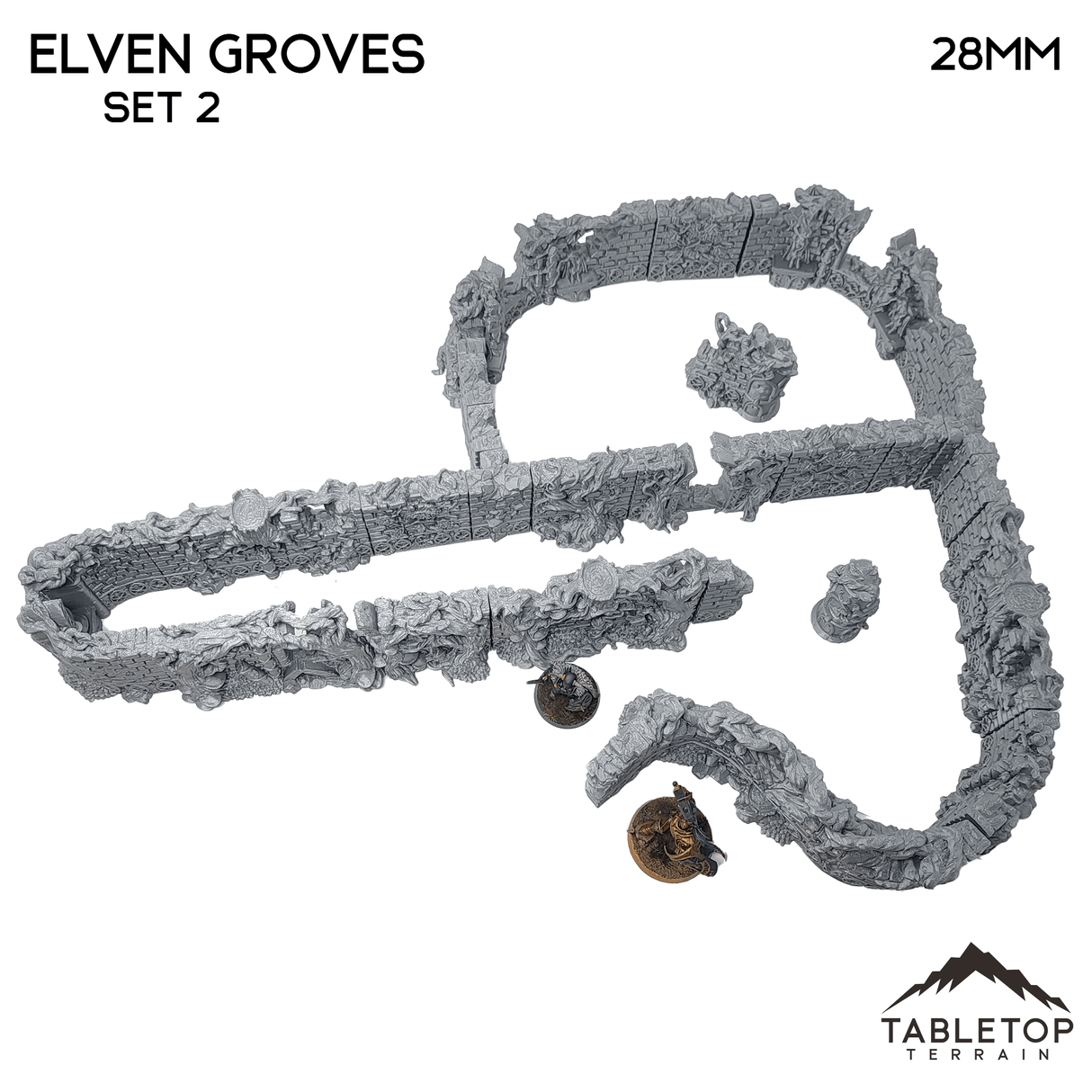 Tabletop Terrain Walls Elven Grove - Fantasy Terrain