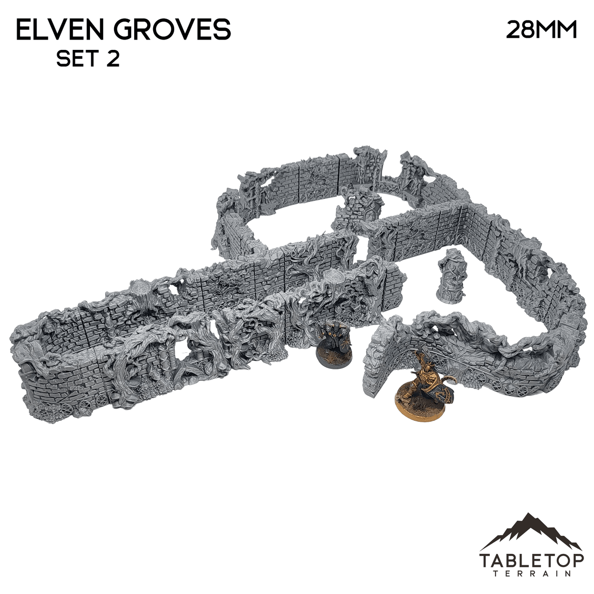 Tabletop Terrain Walls Elven Grove - Fantasy Terrain
