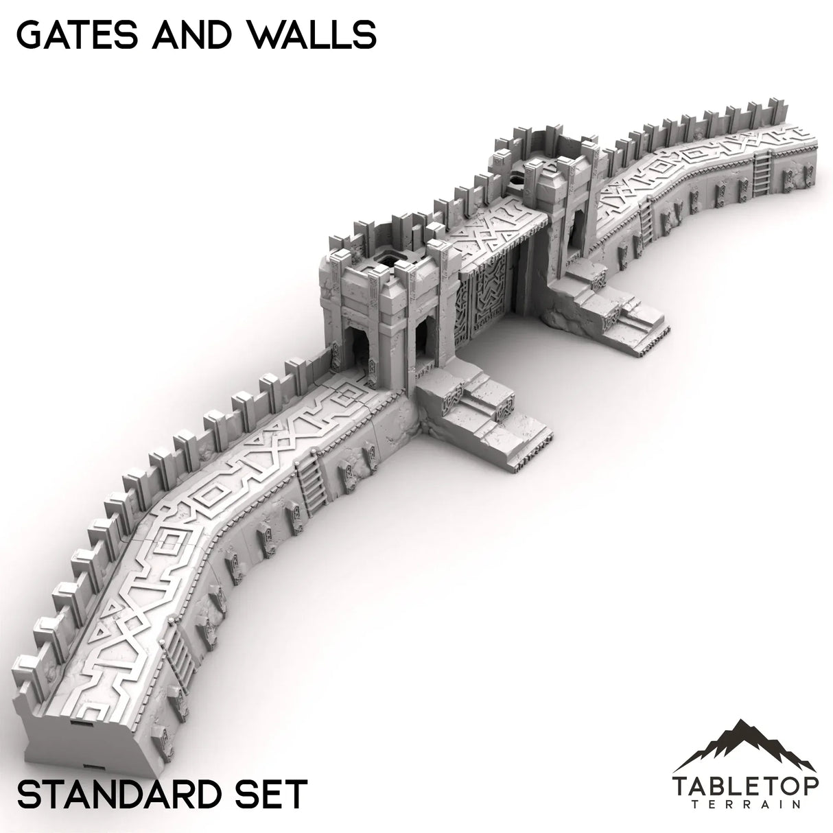 Tabletop Terrain Walls Gates and Walls - Kingdom of Durak Deep