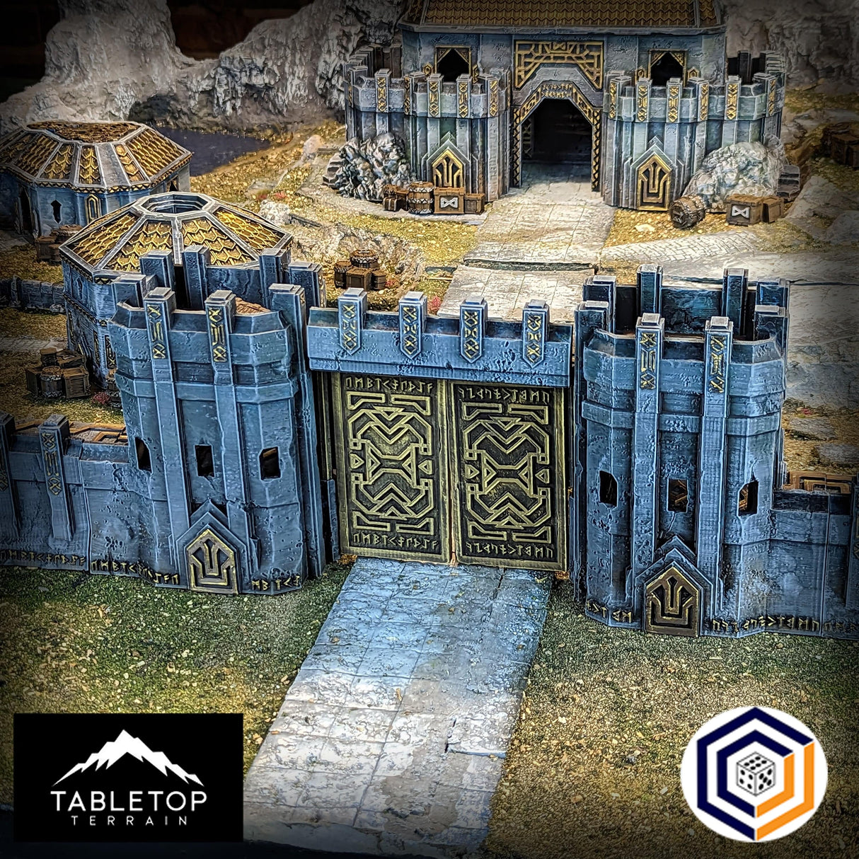 Tabletop Terrain Walls Gates and Walls - Kingdom of Durak Deep