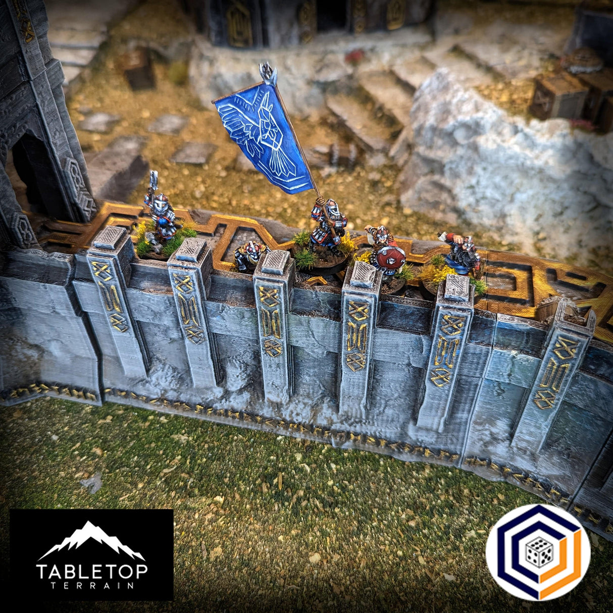 Tabletop Terrain Walls Gates and Walls - Kingdom of Durak Deep