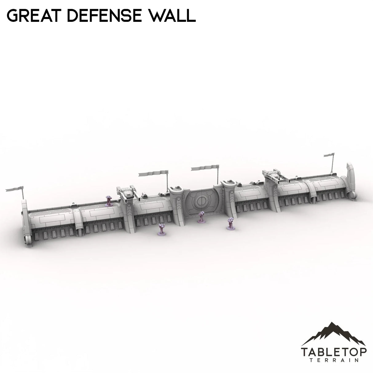 Tabletop Terrain Walls Great Defense Wall