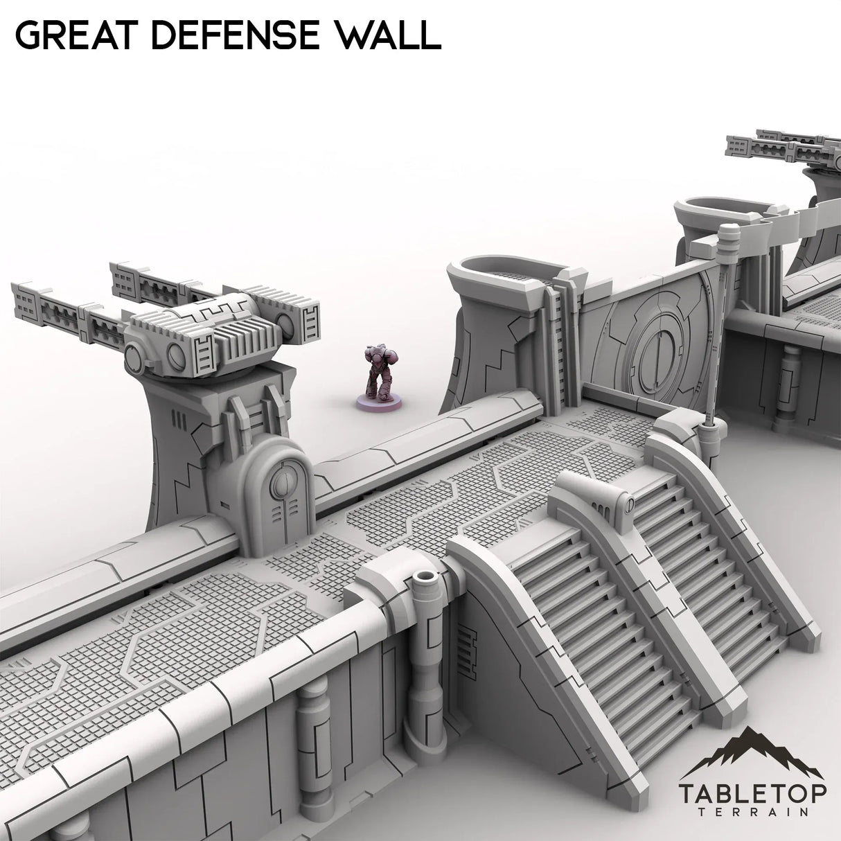 Tabletop Terrain Walls Great Defense Wall