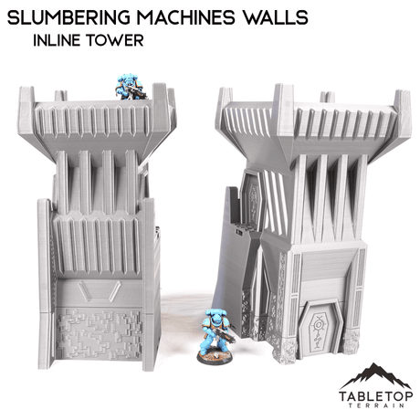 Tabletop Terrain Walls Inline Tower Slumbering Machines Walls