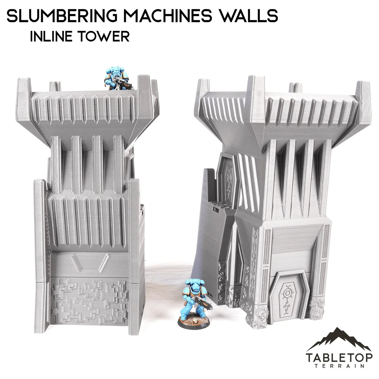 Tabletop Terrain Walls Inline Tower Slumbering Machines Walls