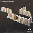 Tabletop Terrain Walls Mos Jemra Modular Walls