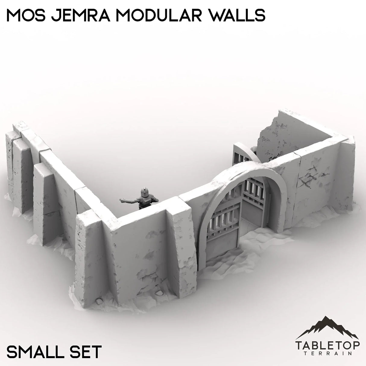 Tabletop Terrain Walls Mos Jemra Modular Walls