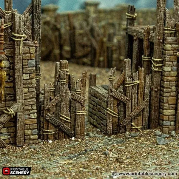 Tabletop Terrain Walls Ramshackle Ramparts