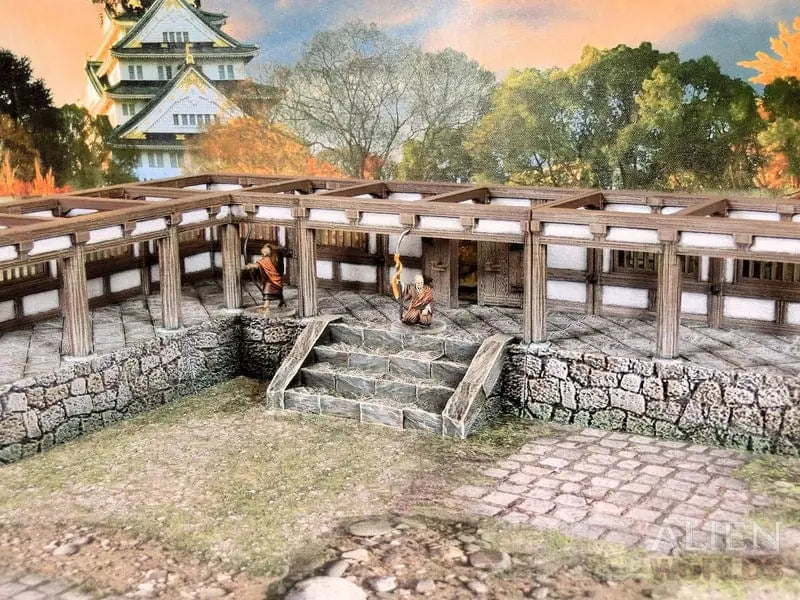 Tabletop Terrain Walls Samurai Temple Wall Set