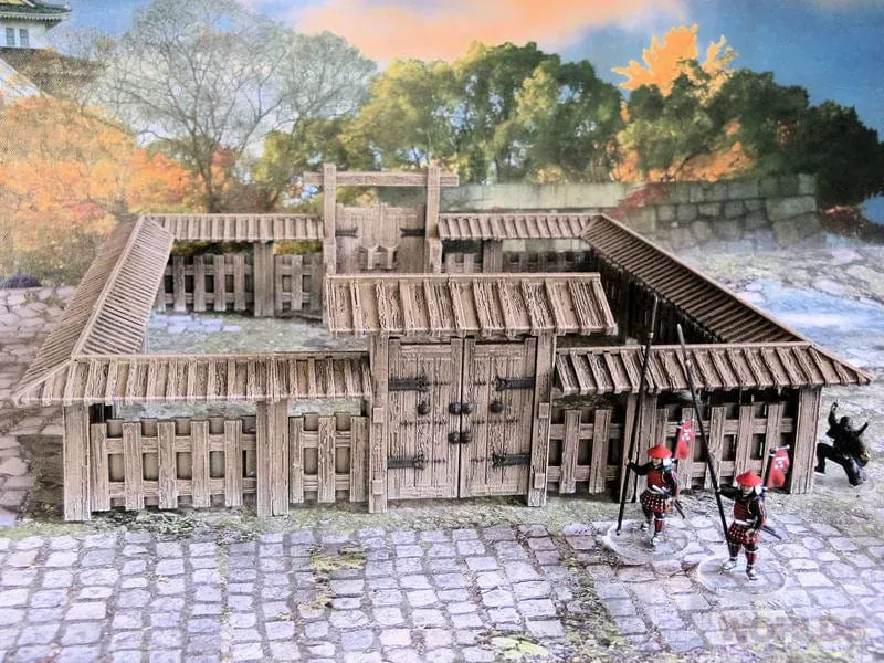 Tabletop Terrain Walls Samurai Wooden Wall Set