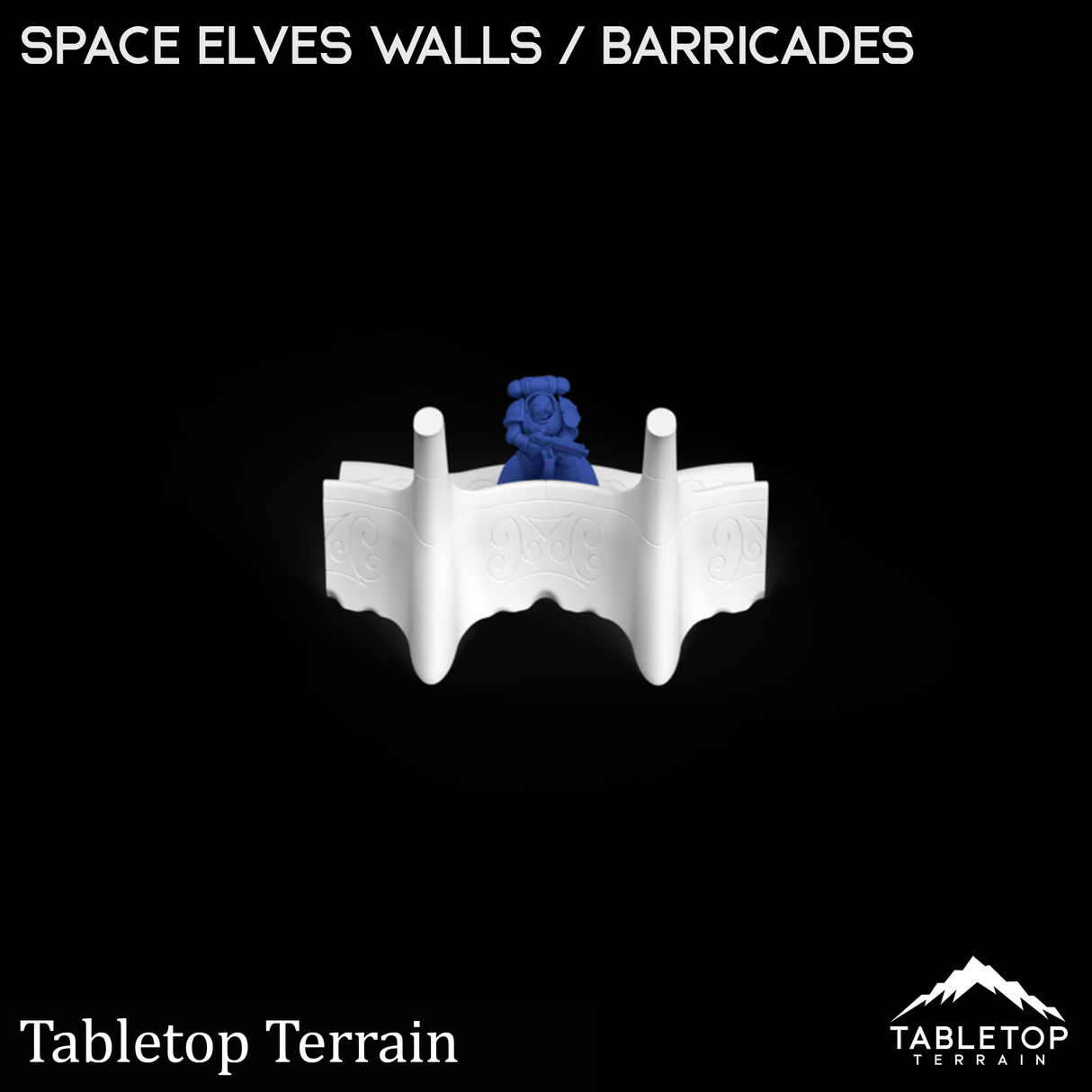 Tabletop Terrain Walls Space Elves Walls / Barricades