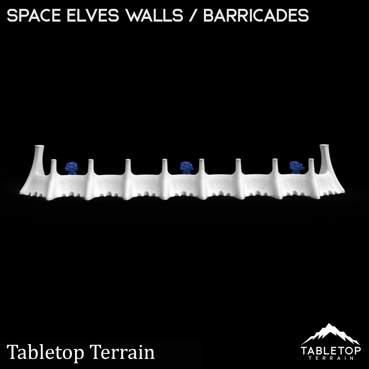 Tabletop Terrain Walls Space Elves Walls / Barricades