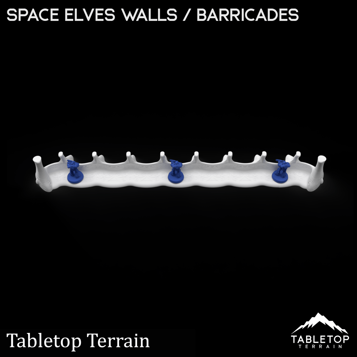 Tabletop Terrain Walls Space Elves Walls / Barricades