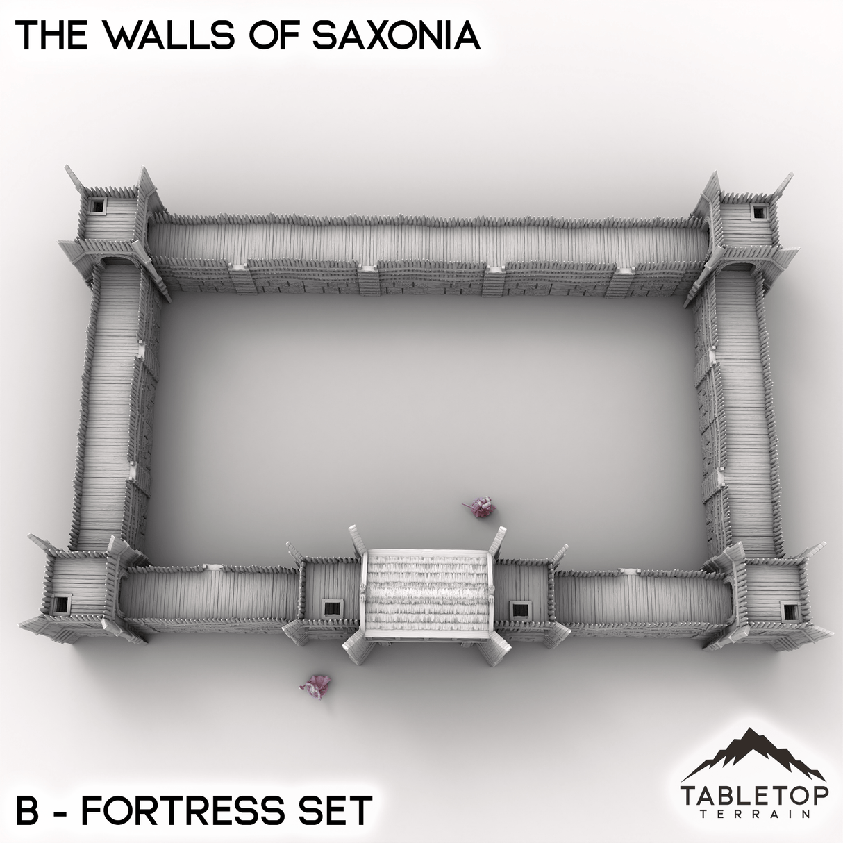 Tabletop Terrain Walls The Walls of Saxonia - Kingdom of Saxonia