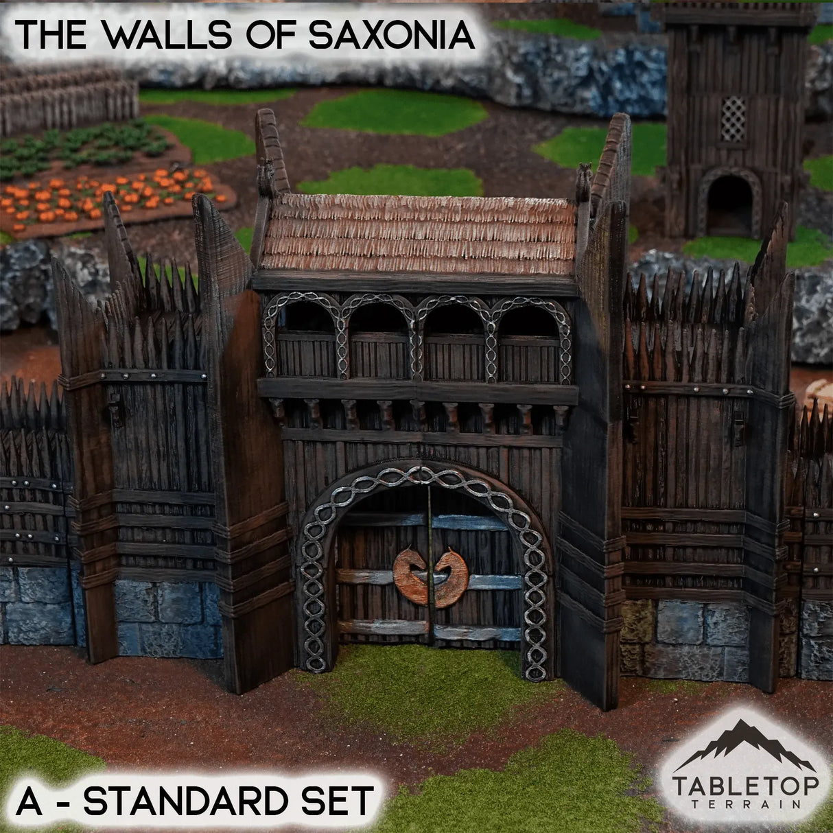 Tabletop Terrain Walls The Walls of Saxonia - Kingdom of Saxonia