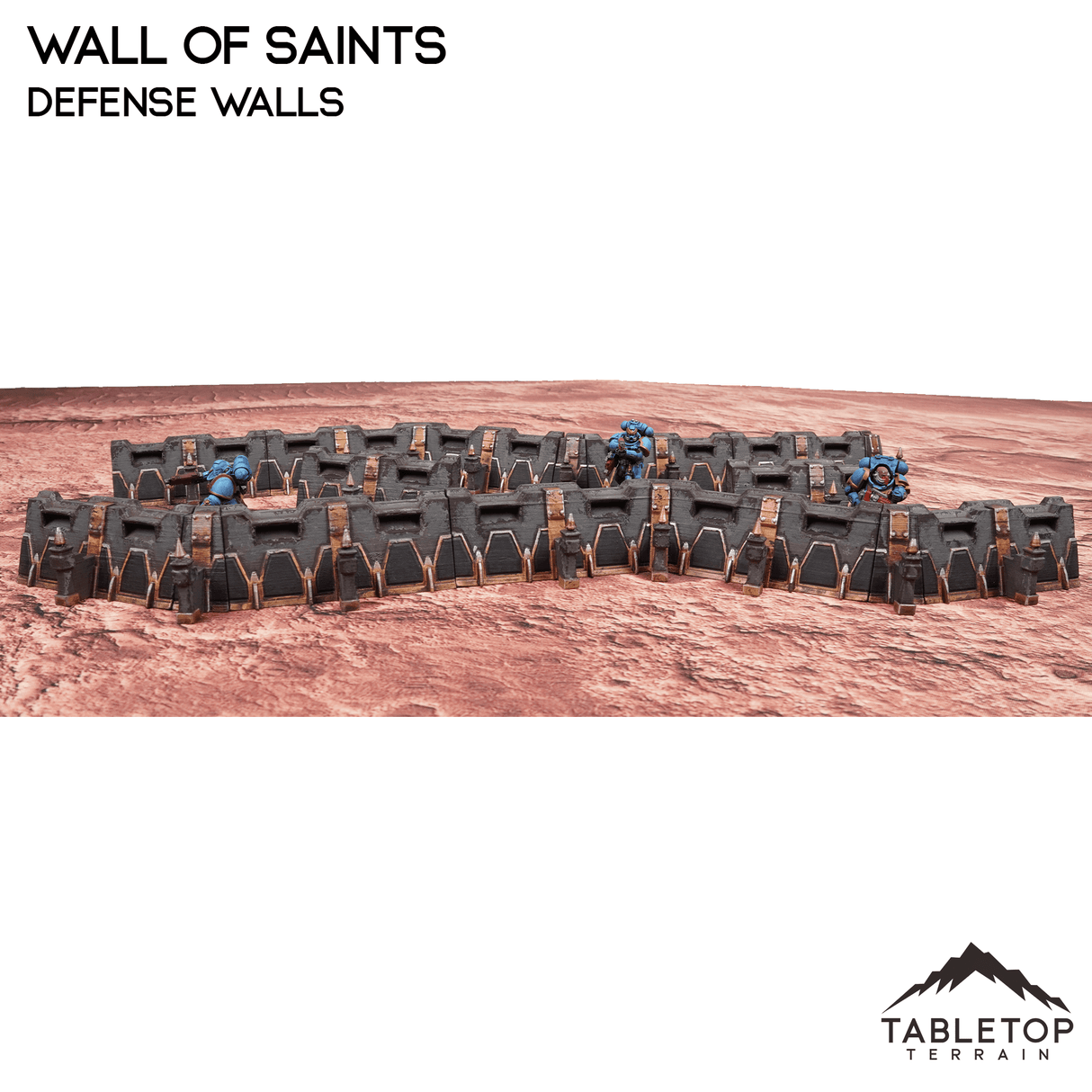 Tabletop Terrain Walls Wall of Saints Defense Walls