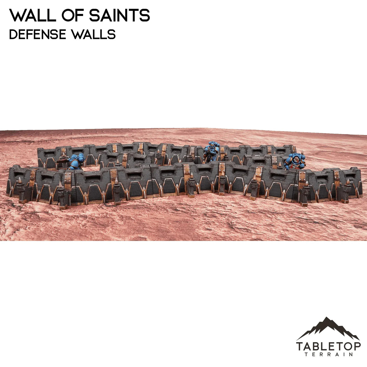 Tabletop Terrain Walls Wall of Saints Defense Walls