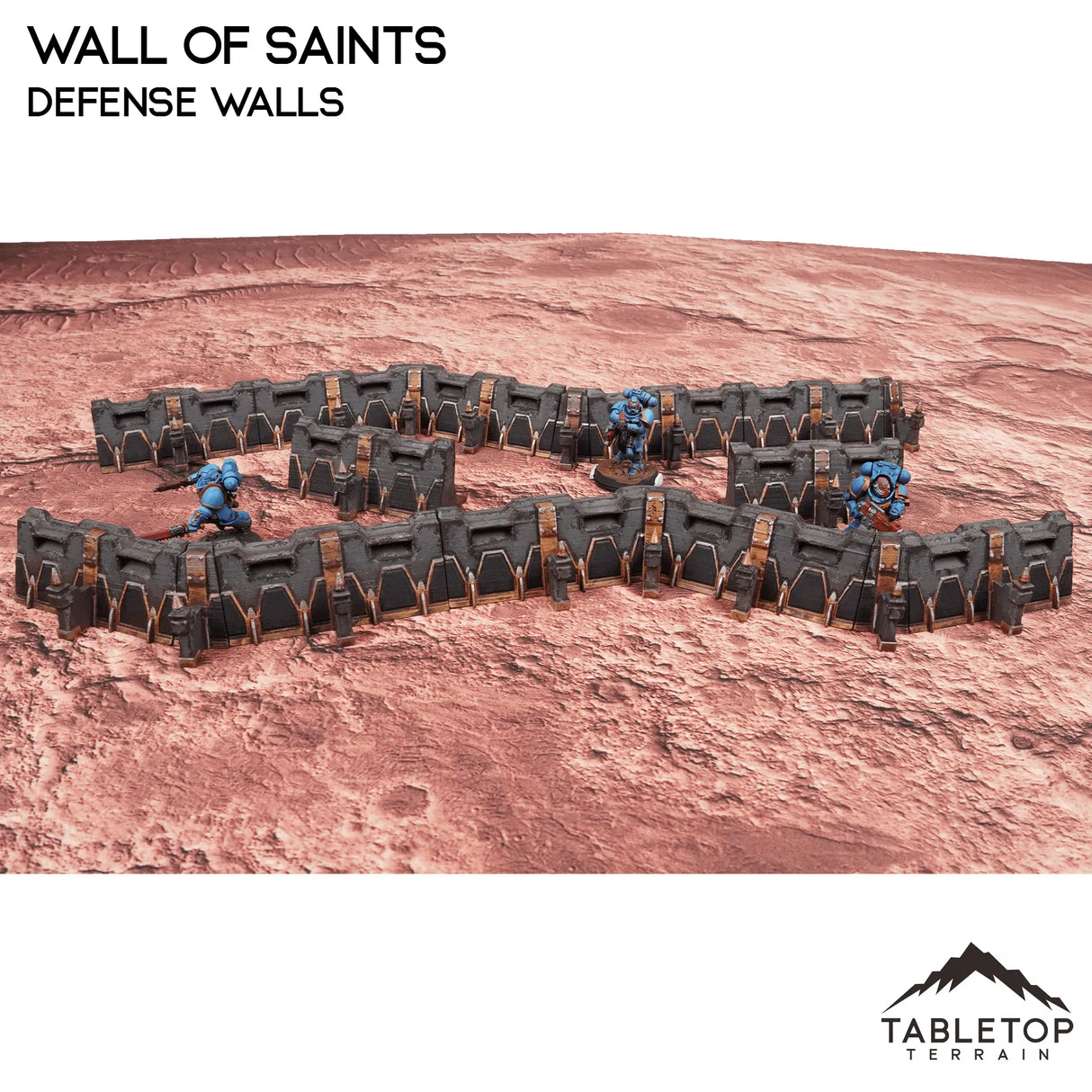 Tabletop Terrain Walls Wall of Saints Defense Walls