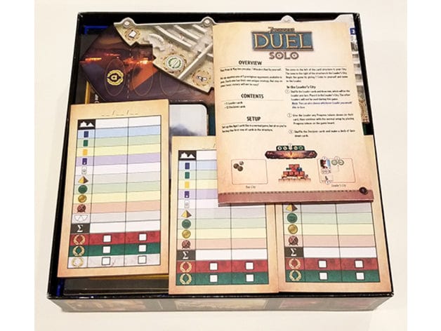 Tabletop Terrain Board Game Insert 7 Wonders Duel + Expansions Board Game Insert / Organizer