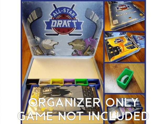 Tabletop Terrain Board Game Insert All-Star Draft Board Game Insert / Organizer