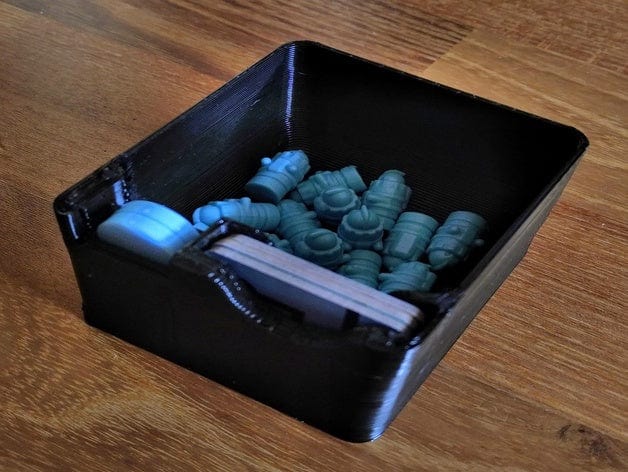 Tabletop Terrain Board Game Insert Black Angel Game Insert / Organizer