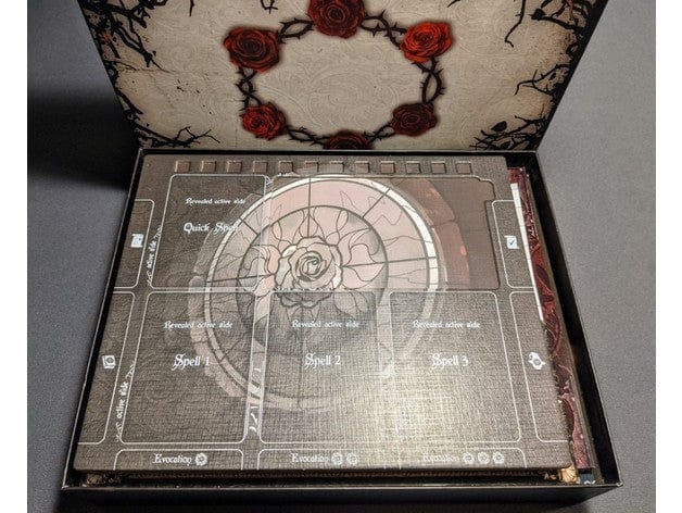 Tabletop Terrain Board Game Insert Black Rose Wars + Expansions Board Game Insert / Organizer
