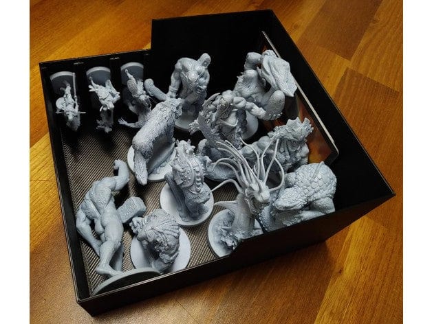 Tabletop Terrain Board Game Insert Blood Rage with all Expansions Board Game Insert / Organizer