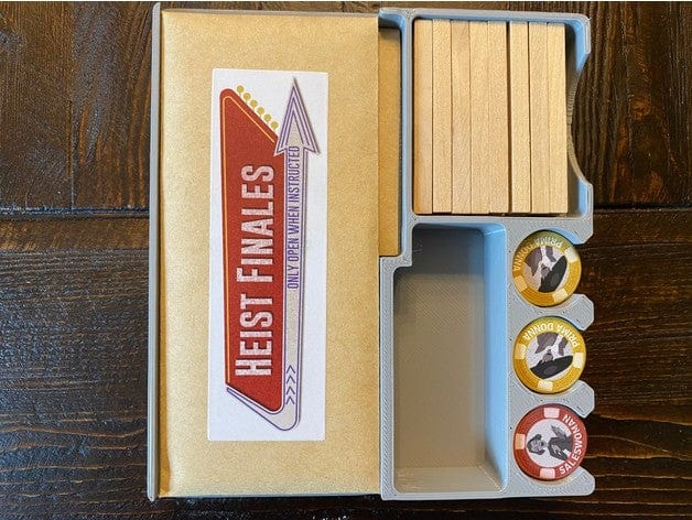 Tabletop Terrain Board Game Insert Burgle Bros 2 Board Game Insert / Organizer