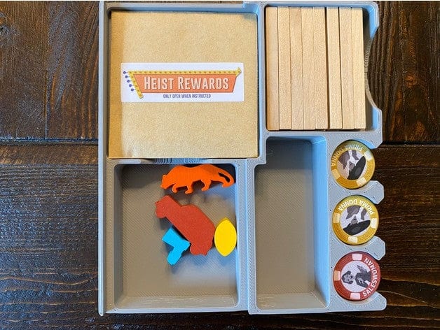 Tabletop Terrain Board Game Insert Burgle Bros 2 Board Game Insert / Organizer