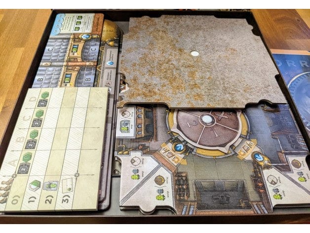 Tabletop Terrain Board Game Insert Corrosion Board Game Insert / Organizer