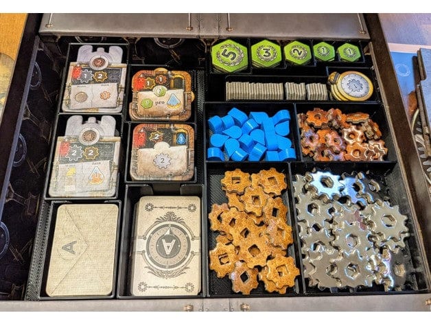 Tabletop Terrain Board Game Insert Corrosion Board Game Insert / Organizer