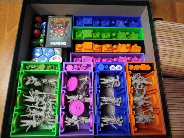 Tabletop Terrain Board Game Insert Daimyo Board Game Insert / Organizer